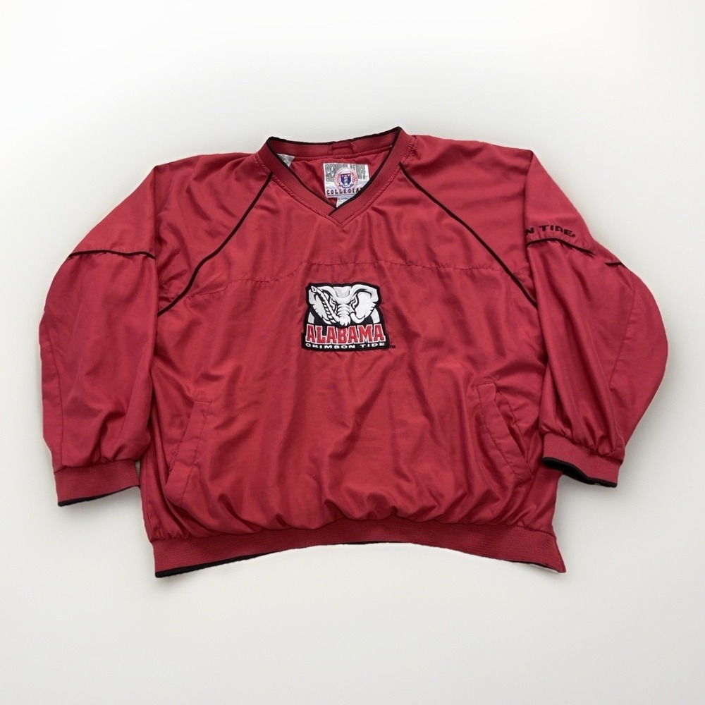 Vintage Alabama Crimson Tide Jacket‎ Pullover Mens XL Y2k Windbreaker